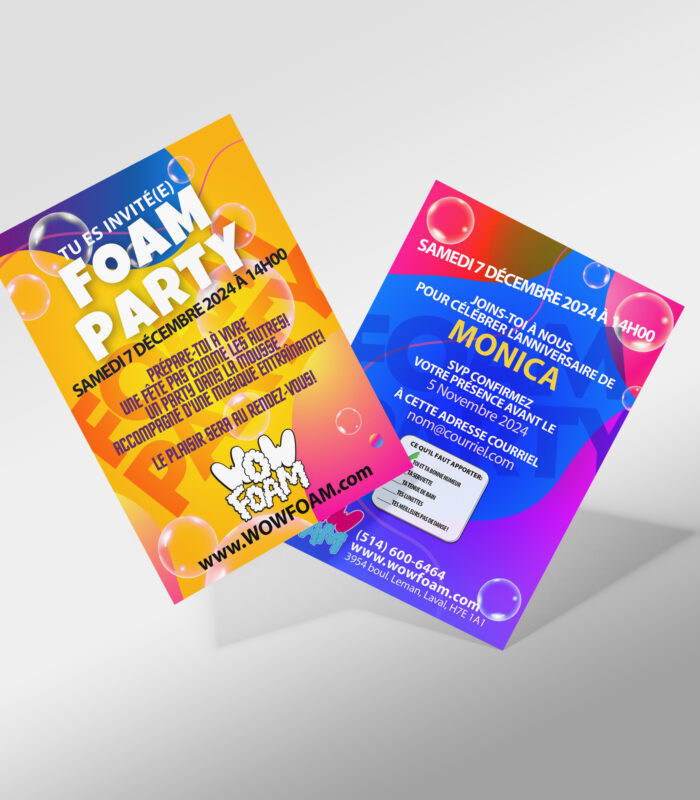Invitation Foam 5″ x 7″ – TMP 910